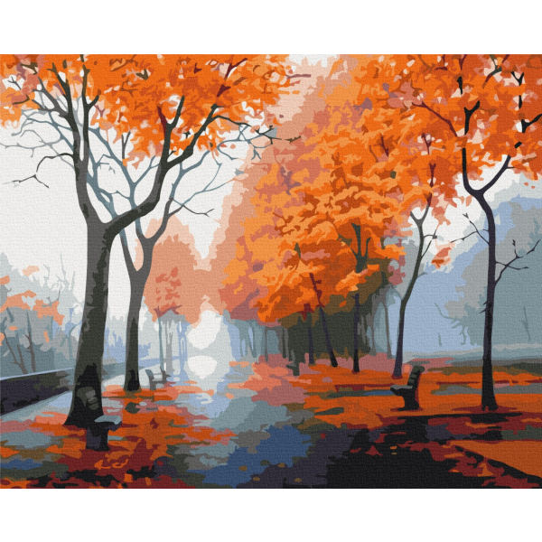 Картина по номерам Пейзажі - Осеннее сочетание