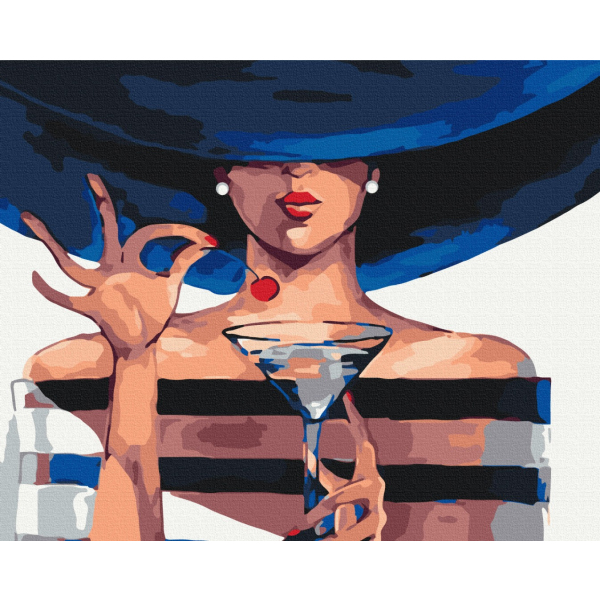 Картина по номерам Люди на картинах - Космополітен