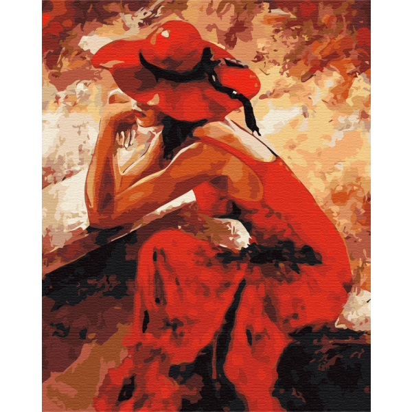 Картина по номерам Люди на картинах - Розкішна пані