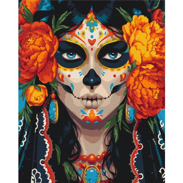 Картина по номерам Люди на картинах - Мексика в її очах