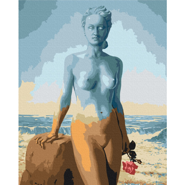 Картина по номерам Репродукції художників - Красивий корабель. Рене Магрітт