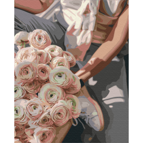 Картина по номерам Квіти - Стильний букет
