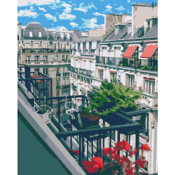 Картина по номерам Города - Французький балкон