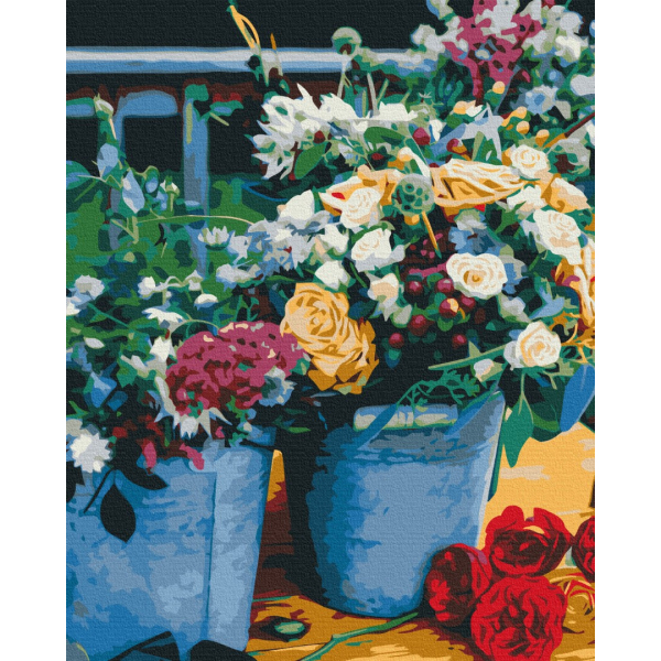 Картина по номерам Квіти - The florist's joy