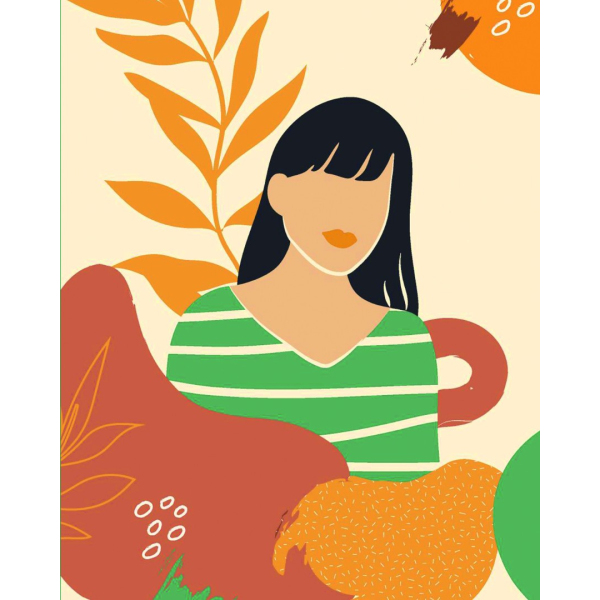 Картина по номерам Для початківців - Триптих Літній стиль 3