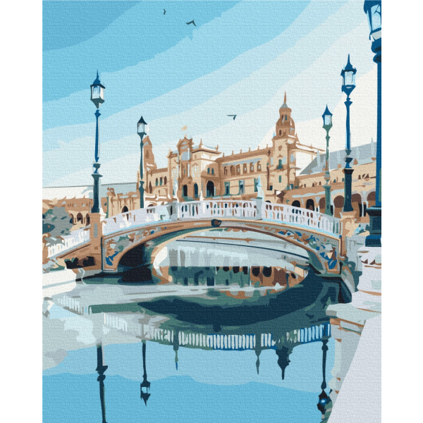 Картина по номерам Города - Туристичний кадр