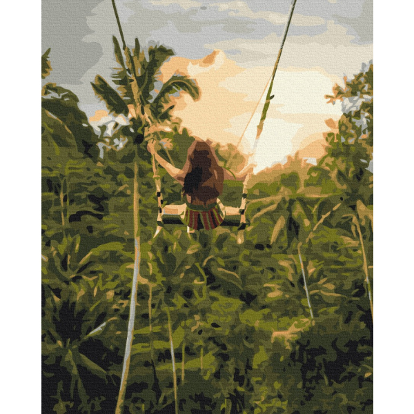 Картина по номерам Люди на картинах - Повітряні джунглі