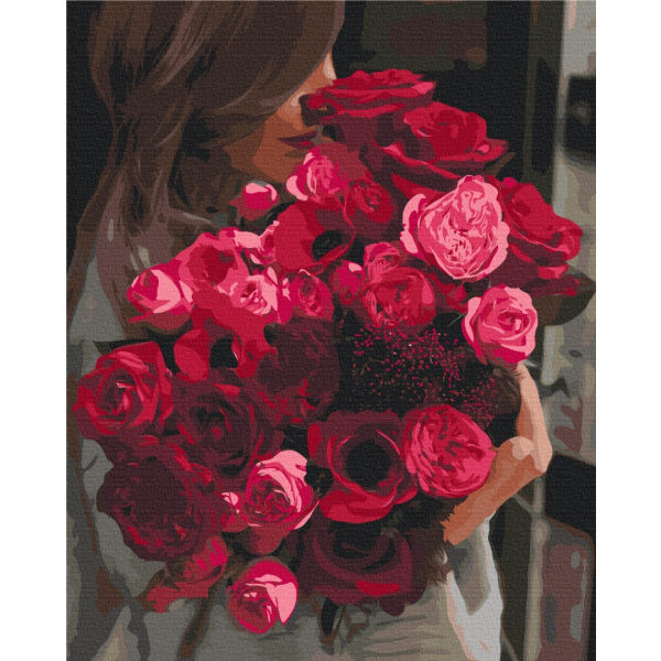 Картина по номерам Квіти - Букет от самого родного