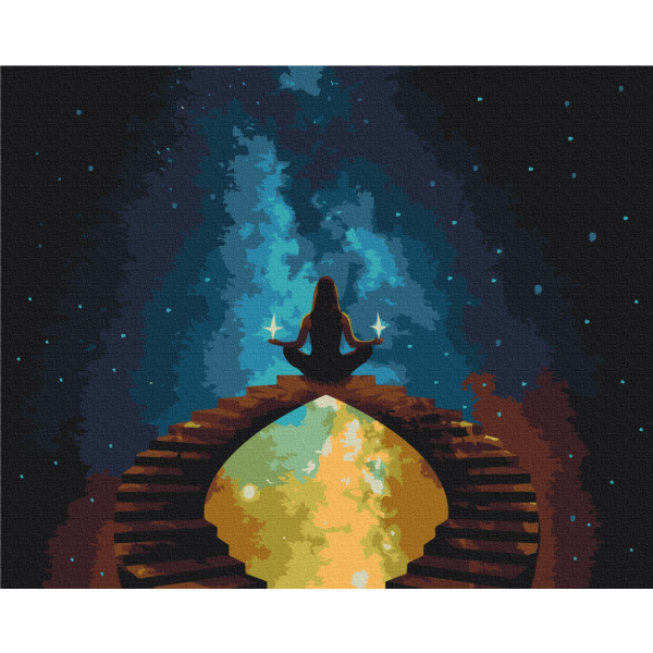 Картина по номерам Космос - Гармонія з космосом