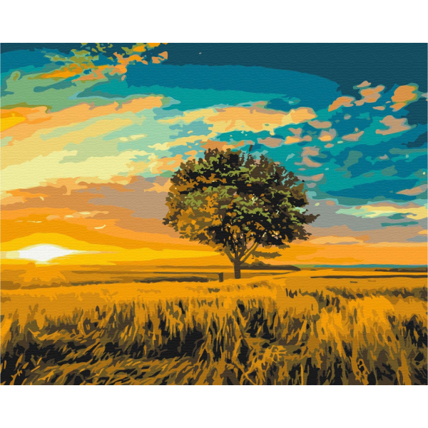 Картина по номерам Природа - Золотий захід сонця
