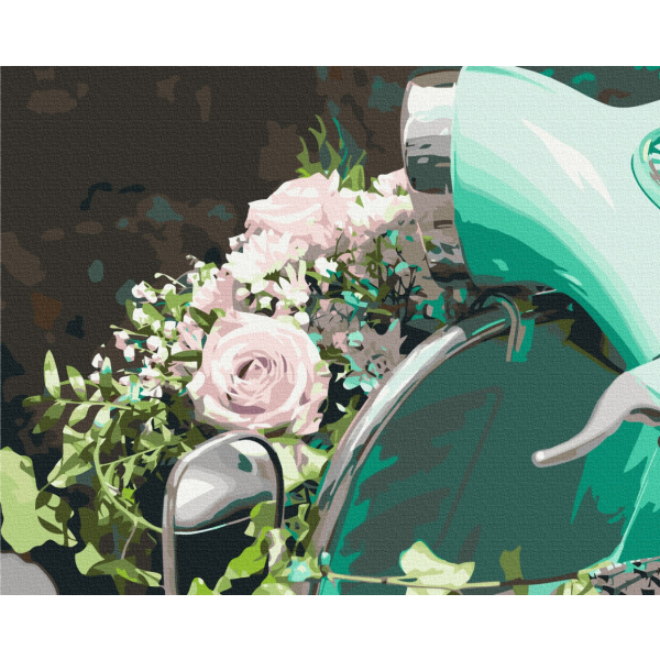 Картина по номерам Квіти - Квіткова поїздка