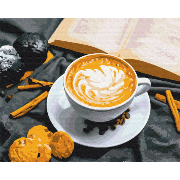 Картина по номерам Натюрморти - Кава з ароматом кориці