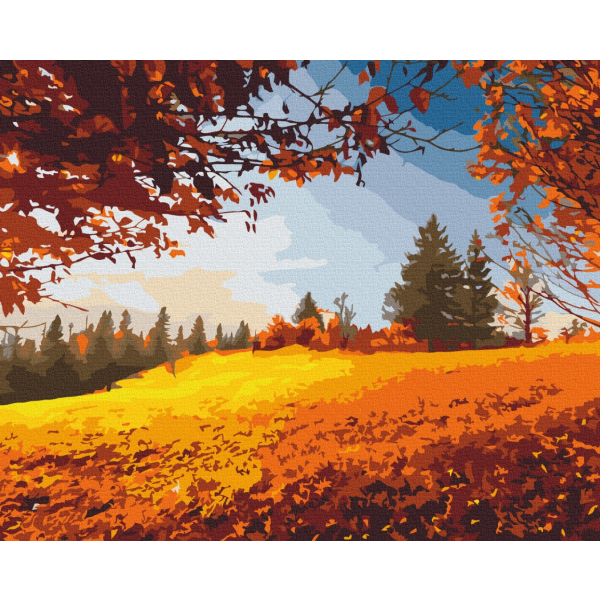 Картина по номерам Природа - Autumn forest
