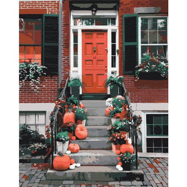 Картина по номерам Города - Осінь на Вест Сайд