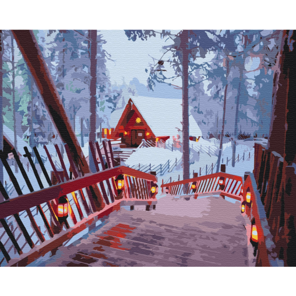 Картина по номерам Затишок, зима, Новий рік, Різдво - Зимний уют