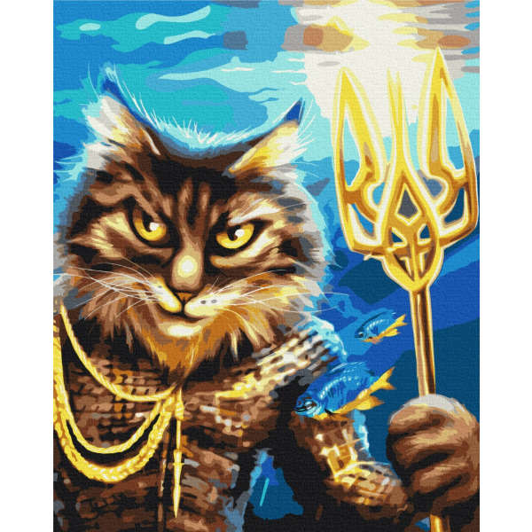 Картина по номерам Тварини, птахи та риби - Котик український Нептун ©Маріанна Пащук
