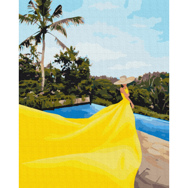 Картина по номерам Люди на картинах - Омріяний відпочинок