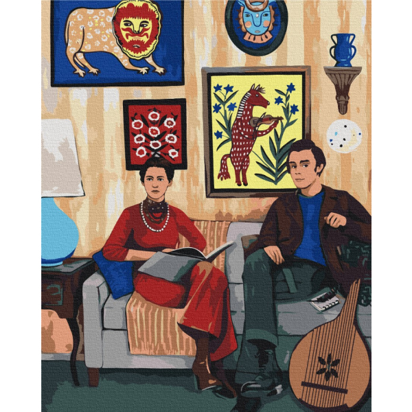 Картина по номерам Люди на картинах - Дом классиков © Viktoriya Kovalenko