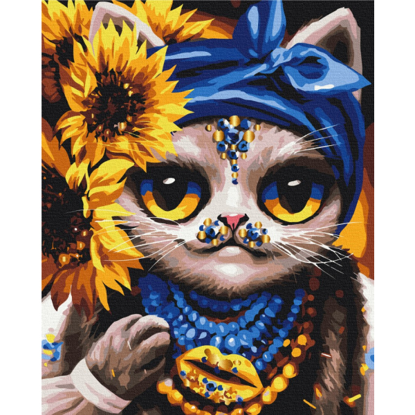 Картина по номерам Тварини, птахи та риби - Творческая Кошка ©Марианна Пащук