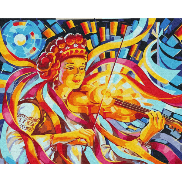 Картина по номерам Люди на картинах - Волшебная скрипка © Oleg Loburak