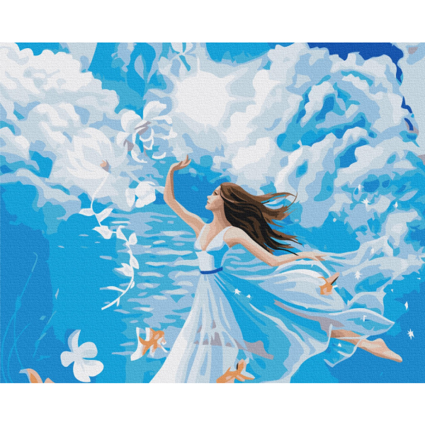 Картина по номерам Квіти - Хвиля ніжності © Anna Steshenko