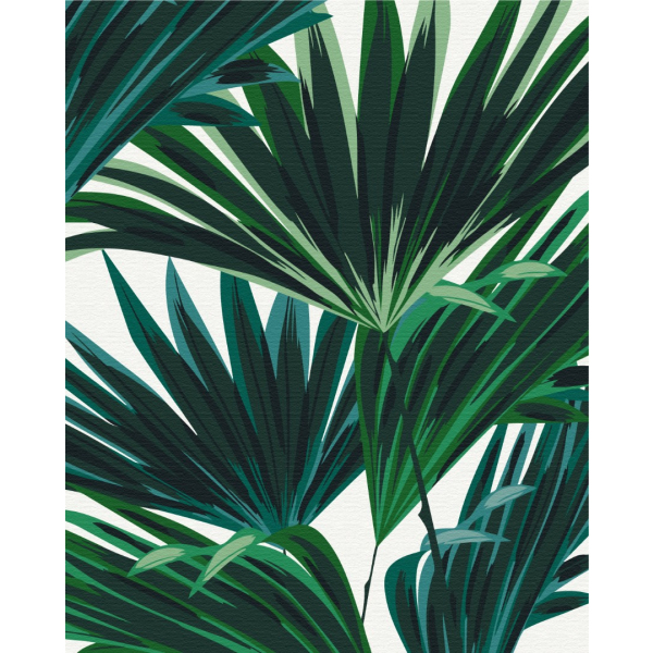 Картина по номерам Квіти - Тропіки № 2