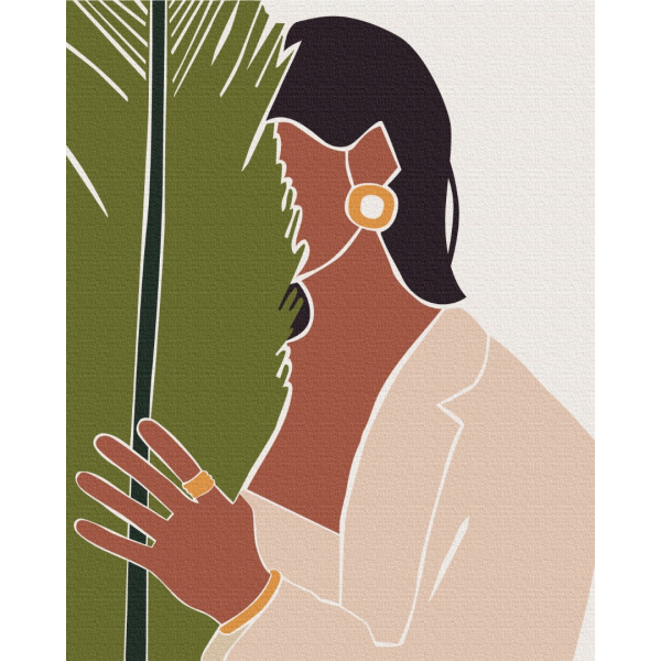 Картина по номерам Люди на картинах - Екзотичні дотики