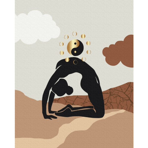 Картина по номерам Люди на картинах - Мистецтво гармонії № 1