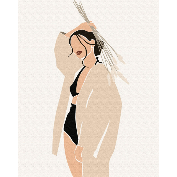 Картина по номерам Люди на картинах - Розквіт розслабленості