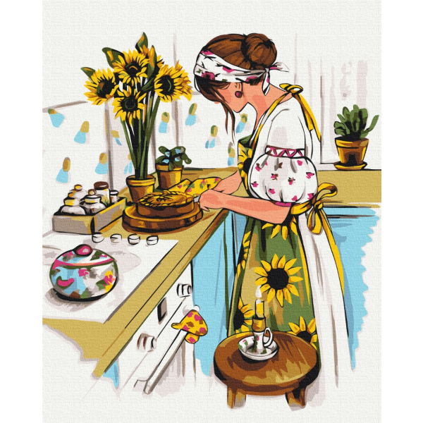 Картина по номерам Люди на картинах - Домашній затишок © Alla Berezovska