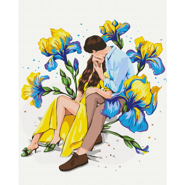 Картина по номерам Люди на картинах - Квітуче кохання ©Alla Berezovska