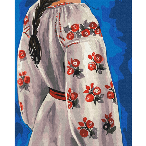 Картина по номерам Люди на картинах - Вишиванка © Каріна Зіміна