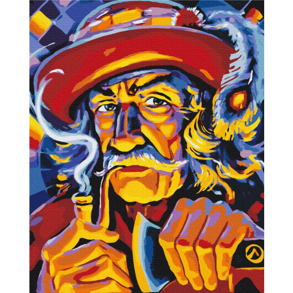 Картина по номерам Люди на картинах - Дідо з гір © Oleg Loburak