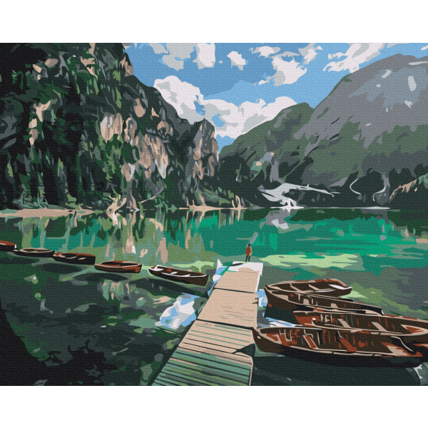 Картина по номерам Пейзажі - Доломитовые Альпы © Roksolana Baran