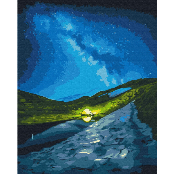 Картина по номерам Природа - Кемпинг под звездами © Roksolana Baran