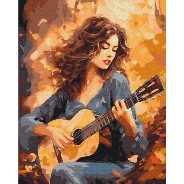 Картина по номерам Люди на картинах - Осіння балада