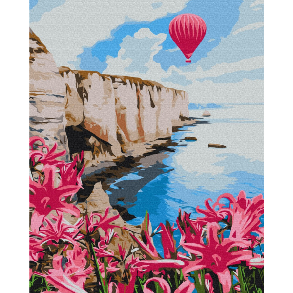 Картина по номерам Пейзажі - Розовый воздушный шар