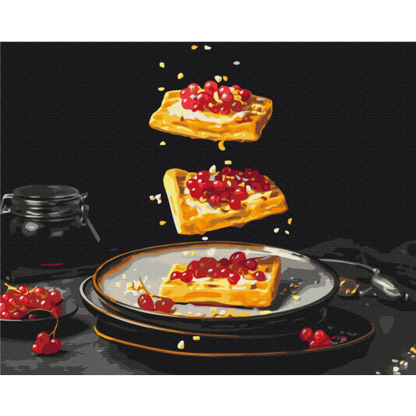 Картина по номерам Натюрморти - Сніданок в деталях © Halyna Vitiuk