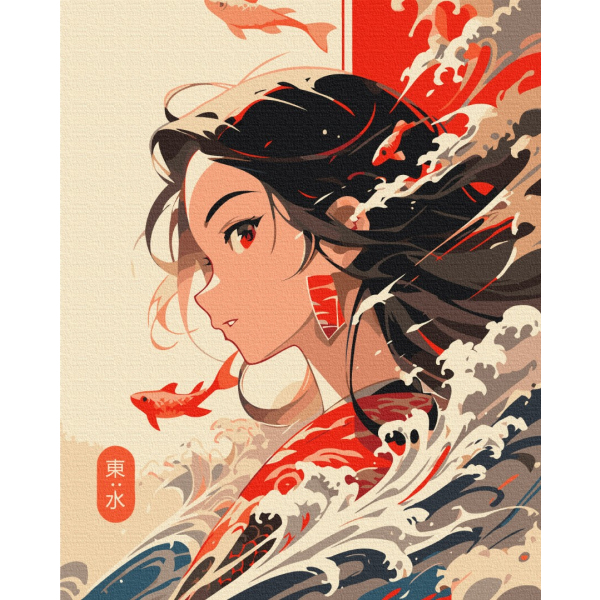 Картина по номерам Люди на картинах - Стихія води