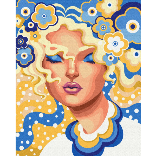 Картина по номерам Люди на картинах - Українські барви © Поліна Скурихіна