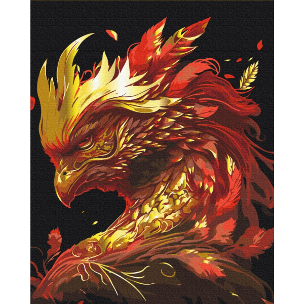 Картина по номерам Тварини, птахи та риби - Фенікс