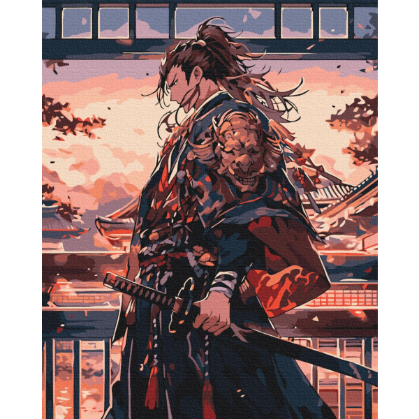 Картина по номерам Люди на картинах - Самурай