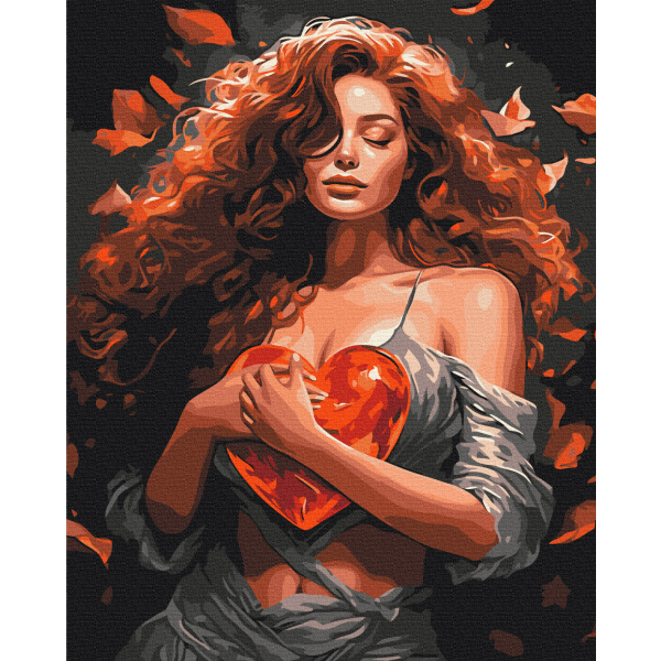 Картина по номерам Люди на картинах - Хранительница любви