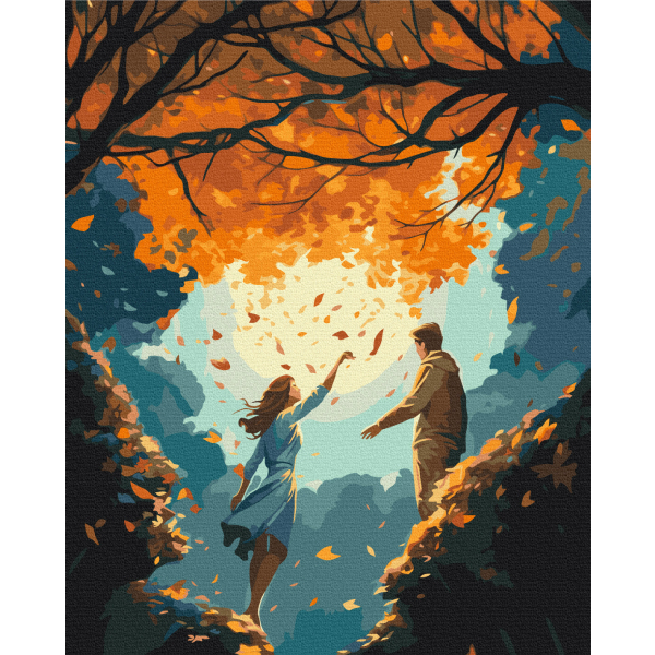 Картина по номерам Люди на картинах - Мгновенность