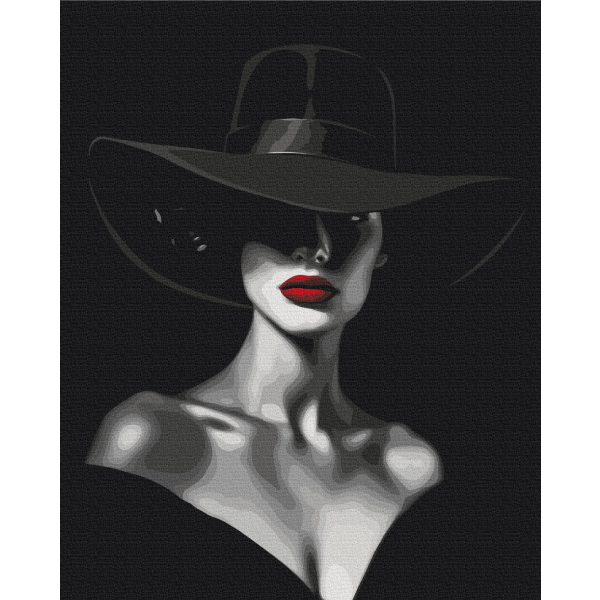 Картина по номерам Люди на картинах - Контрасти Елегантності