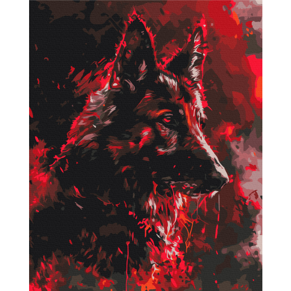 Картина по номерам Тварини, птахи та риби - Рубиновый Страж