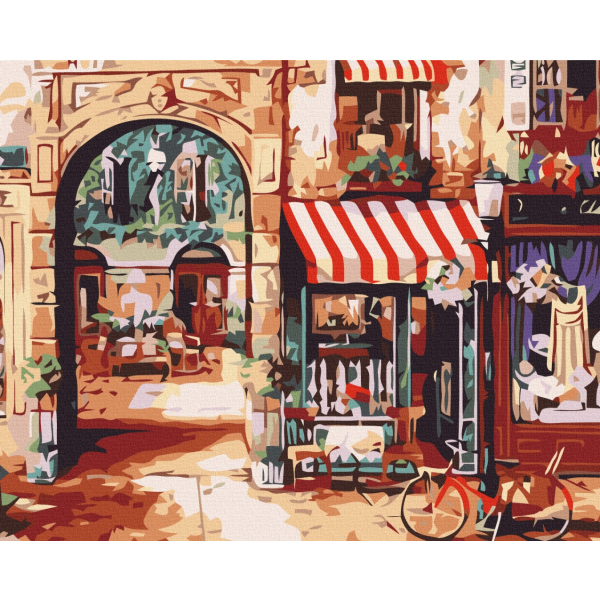 Картина по номерам Пейзажі - Паризька вулиця