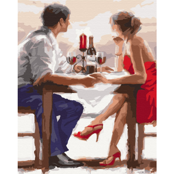 Картина по номерам Романтика - Побачення