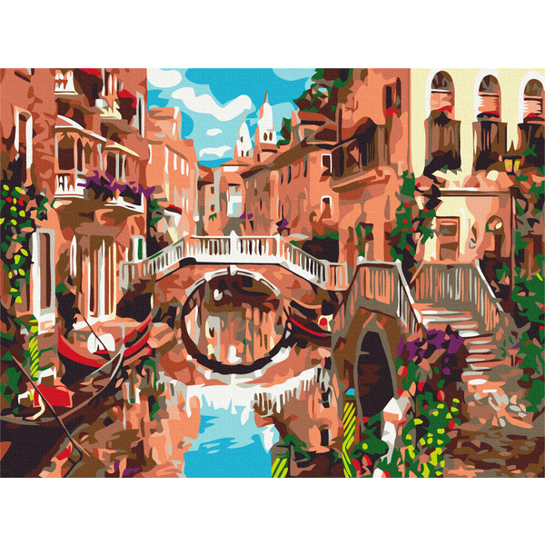 Картина по номерам Преміум картини - Місток через канал