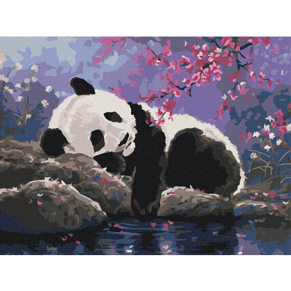 Картина по номерам Преміум картини - Сладкий сон панды